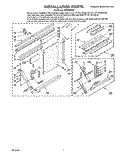 INSTALLATION Diagram and Parts List for AR2400XA2  Whirlpool Air Conditioner