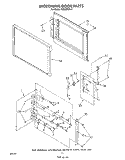 SECTION Diagram and Parts List for RM286PXV0  Whirlpool Microwave Oven Combo