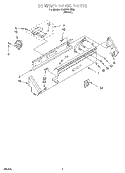CONTROL PANEL Diagram and Parts List for 9CA2781XSN2  Whirlpool Washer