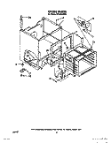 OVEN (CONTINUED) Diagram and Parts List for RF3105XXN0  Whirlpool Range