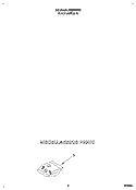 MISCELLANEOUS Diagram and Parts List for DU8500XX4  Whirlpool Dishwasher