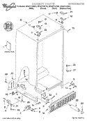 Part Location Diagram of 2206658 Whirlpool SHIM, HINGE TOP