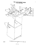TOP AND CABINET , LIT/OPTIONAL Diagram and Parts List for LA5311XPW3  Whirlpool Washer