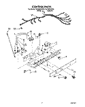 CONTROL Diagram and Parts List for TS22BRXAW00  Whirlpool Refrigerator