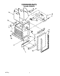 CONTAINER Diagram and Parts List for TC4700XYP2  Whirlpool Trash Compactor