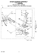 8318272 BURNER ASSEMBLY Diagram and Parts List for IGD4100SQ0  Inglis Dryer
