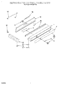 REFRIGERATOR CONTROL PANEL Diagram and Parts List for KSSS48MDX05  KitchenAid Refrigerator