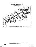 WIRING HARNESS Diagram and Parts List for KAWE860WAL0  KitchenAid Washer