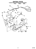 Part Location Diagram of 2311619 Whirlpool Control Box