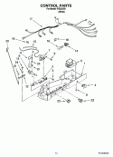 CONTROL PARTS, OPTIONAL PARTS (NOT INCLUDED) Diagram and Parts List for IVS225301  Inglis Refrigerator