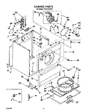 SECTION Diagram and Parts List for LE5770XWW0  Whirlpool Dryer