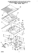 Part Location Diagram of 2172830 Whirlpool BOTTOM-SEP