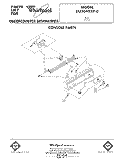 CONSOLE Diagram and Parts List for DU3040XP0  Whirlpool Dishwasher