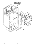 LINER Diagram and Parts List for ET20DKXXN11  Whirlpool Refrigerator