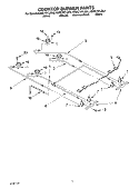 COOKTOP BURNER PARTS Diagram and Parts List for KGRC707LBL0  KitchenAid Range