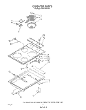 COOKTOP Diagram and Parts List for RS6700XVN0  Whirlpool Range