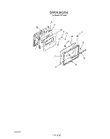 OVEN DOOR Diagram and Parts List for F6558^1  Whirlpool Range