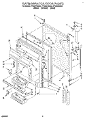 Part Location Diagram of 2175998 Whirlpool DOOR-COMP