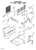 UNIT PARTS Diagram and Parts List for ET8CHEXVT00  Whirlpool Refrigerator