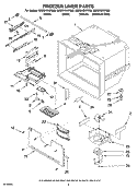 Part Location Diagram of 8208199 Whirlpool Harness, Lights (Freezer)