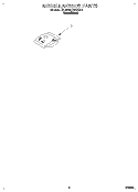 MISCELLANEOUS, LIT/OPTIONAL Diagram and Parts List for DU806CWDB0  Whirlpool Dishwasher