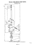 BRAKE AND DRIVE TUBE Diagram and Parts List for AL5143VG0  Whirlpool Washer