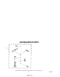 MISCELLANEOUS Diagram and Parts List for LA6053XSW0  Whirlpool Washer