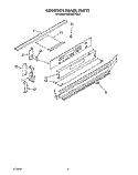 CONTROL PANEL Diagram and Parts List for KEDH207YBL0  KitchenAid Range