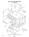 MICROWAVE AND STIRRER Diagram and Parts List for RM286PXV0  Whirlpool Microwave Oven Combo