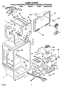 LINER PARTS Diagram and Parts List for KTRP22EMWH02  KitchenAid Refrigerator