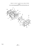 OVEN DOOR Diagram and Parts List for 2492L0A  Roper Range