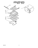 OVEN LINER Diagram and Parts List for KEBI271YBL3  KitchenAid Wall Oven