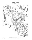 SECTION Diagram and Parts List for KEYE960WWH0  KitchenAid Dryer
