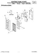 Part Location Diagram of 8205622 Whirlpool Tech Sheet