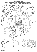 Part Location Diagram of W10140574 Whirlpool PANEL