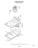COOKTOP Diagram and Parts List for RS630PXK1  Whirlpool Range