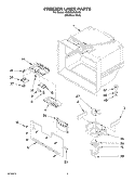 FREEZER LINER PARTS Diagram and Parts List for KBRP20ELSS00  KitchenAid Refrigerator