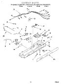 CONTROL Diagram and Parts List for KSRS25FGWH01  KitchenAid Refrigerator