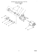 PUMP AND MOTOR Diagram and Parts List for DU811DWGU1  Whirlpool Dishwasher