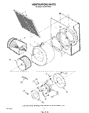 VENTILATION Diagram and Parts List for RC8920XRH2  Whirlpool Cooktop