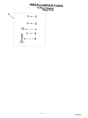MISCELLANEOUS Diagram and Parts List for LSQ8000LQ0  Whirlpool Washer