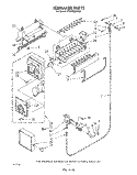 ICE MAKER Diagram and Parts List for ET25DMXVM01  Whirlpool Refrigerator