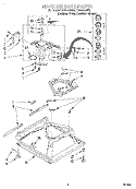MACHINE BASE Diagram and Parts List for LSQ8200HQ0  Whirlpool Washer