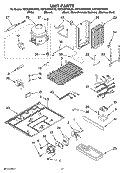 UNIT PARTS Diagram and Parts List for KSCS23FSBT03  KitchenAid Refrigerator
