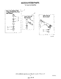 WATER SYSTEM Diagram and Parts List for GLA5580XSM2  Whirlpool Washer