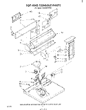 SECTION Diagram and Parts List for LE6400XKW0  Whirlpool Dryer