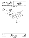 CONSOLE Diagram and Parts List for DU9200XT2  Whirlpool Dishwasher