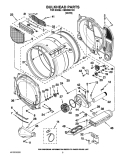 FREEZER DOOR PARTS Diagram and Parts List for KBRS22EVBL2  KitchenAid Refrigerator