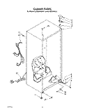 CABINET Diagram and Parts List for EL13PCXRWL0  Whirlpool Refrigerator