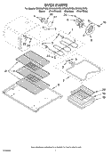 OVEN PARTS Diagram and Parts List for GR556LRKB0  Whirlpool Range